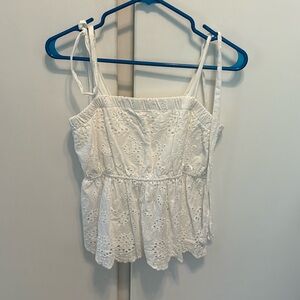 Women’s White American Eagle Tank